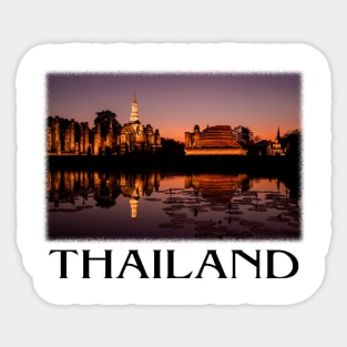 Beautiful Thailand Historical Sukhothai Photo Sticker